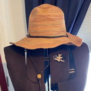 Scala Multicolor Striped Hat